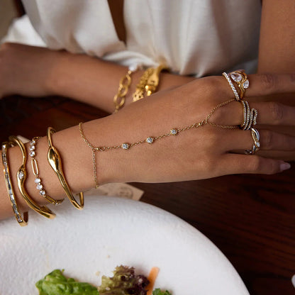 [Echo Fine]Juna Diamond Bangle