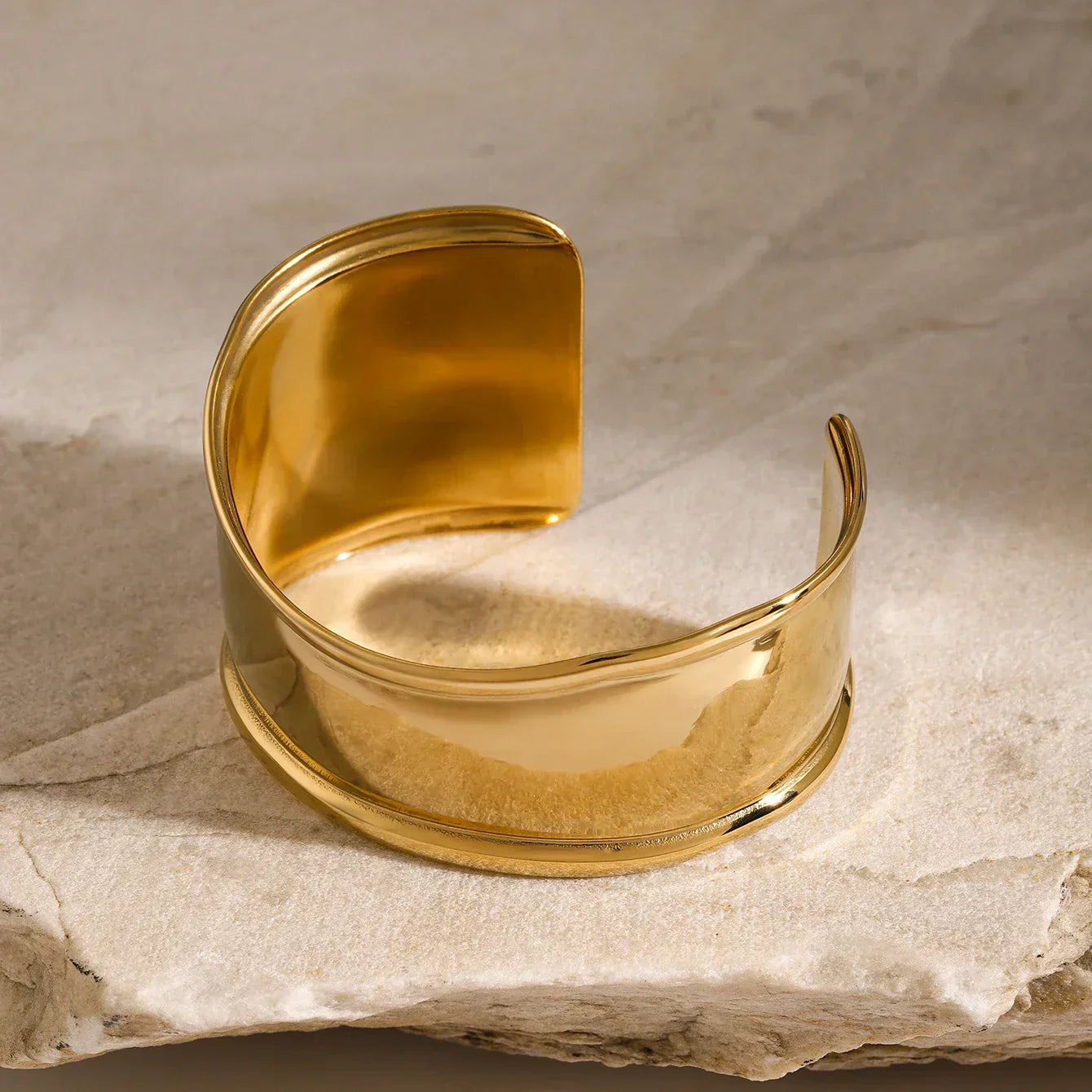 [Echo Fine]Nellie Smooth Gold Cuff