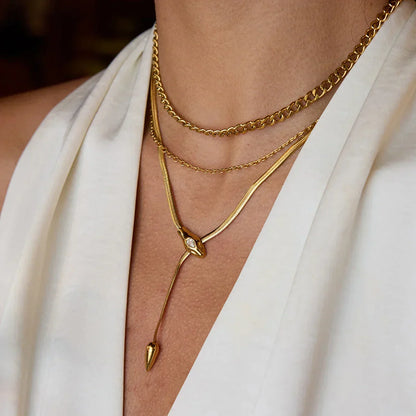 [Echo Fine]Loraine Gold Chain Necklace