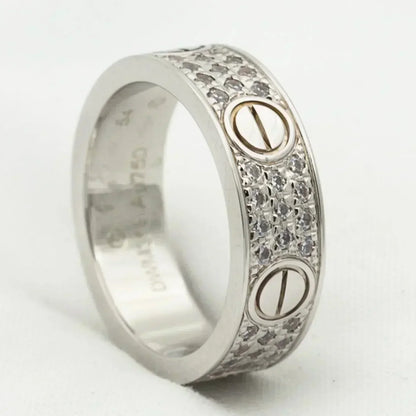 [Echo ]LOVE RING 5.5MM DIAMONDS PAVED
