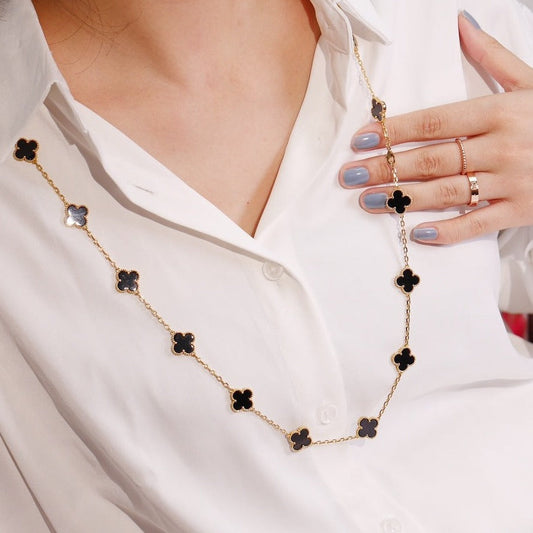 [Echo ]CLOVER 20 MOTIFS ONYX ROSE GOLD