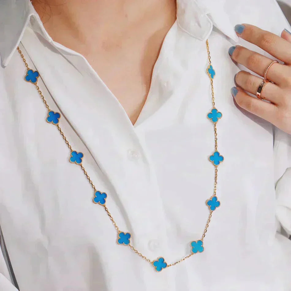[Echo ]CLOVER 20 MOTIFS TURQUOISE GOLD