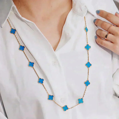 [Echo ]CLOVER 20 MOTIFS TURQUOISE GOLD