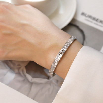 [Echo ]KELLY BRACELET DIAMOND PAVED