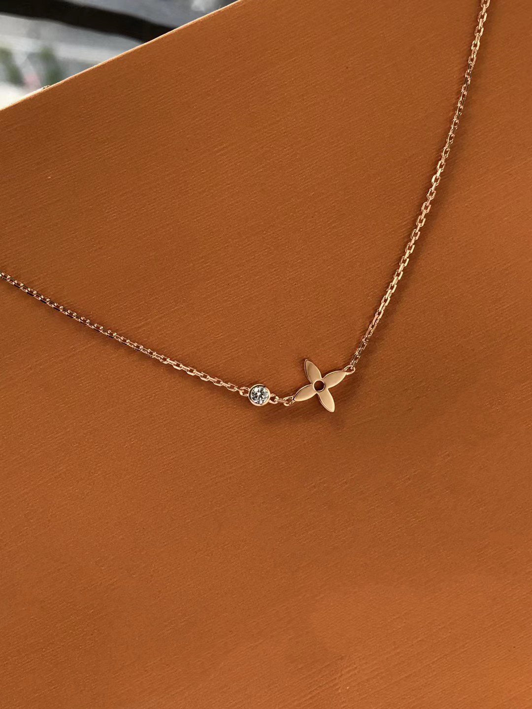 [Echo ]BLOSSOM PENDANT PINK GOLD AND DIAMOND