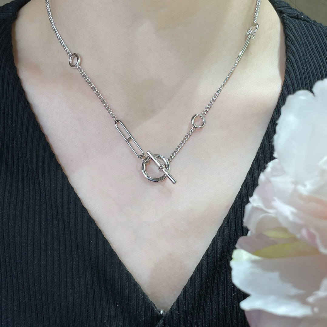[Echo ]HM STERLING CHAINE D'ANCRE HEART