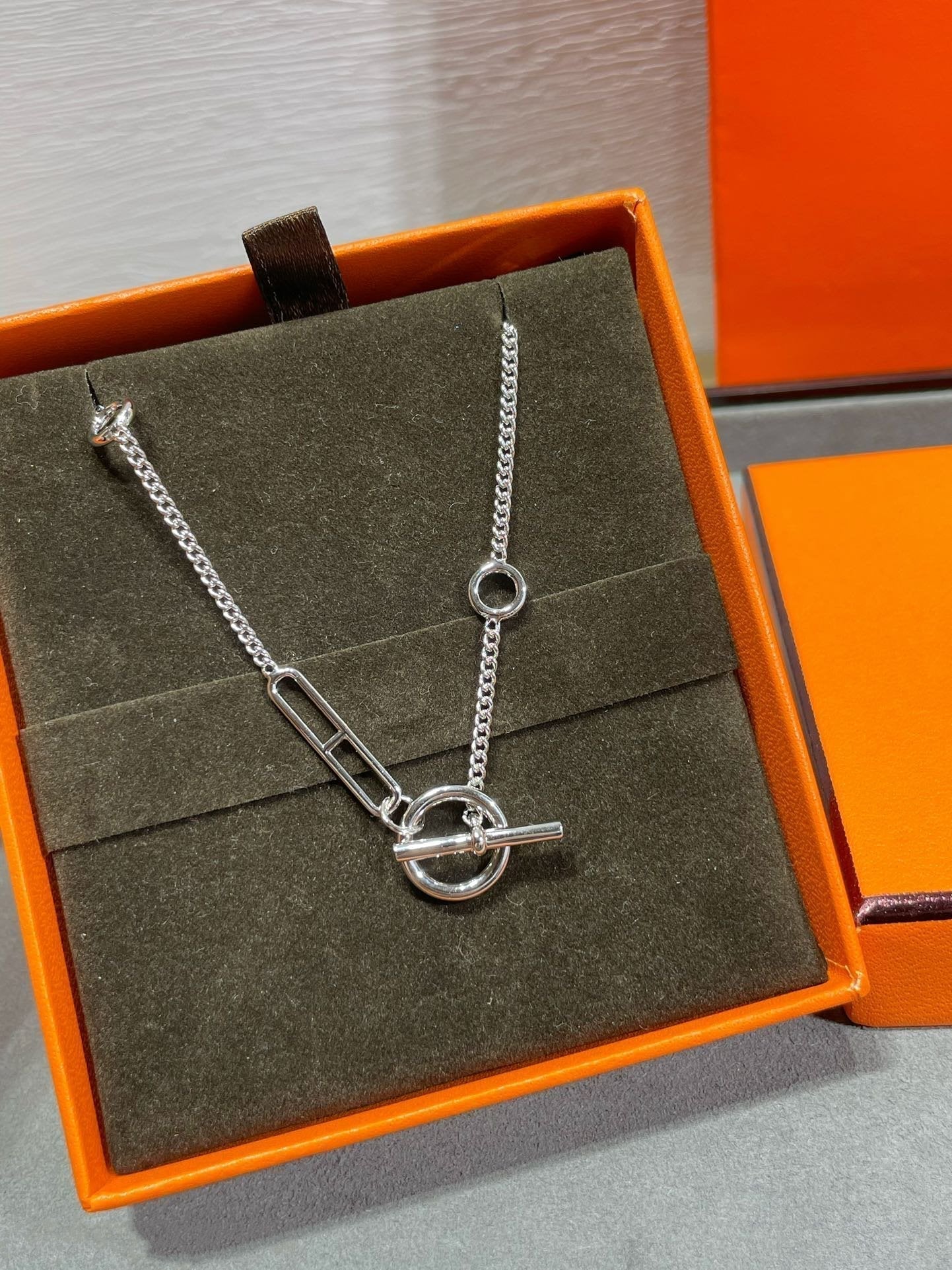 [Echo ]HM STERLING CHAINE D'ANCRE HEART