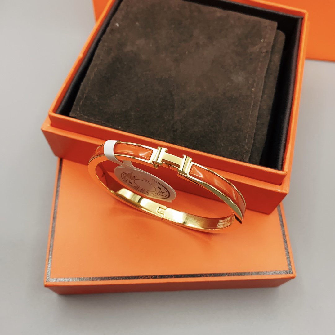 [Echo ]CLASSIC HM CLIC RED 8MM ENAMEL BRACELET