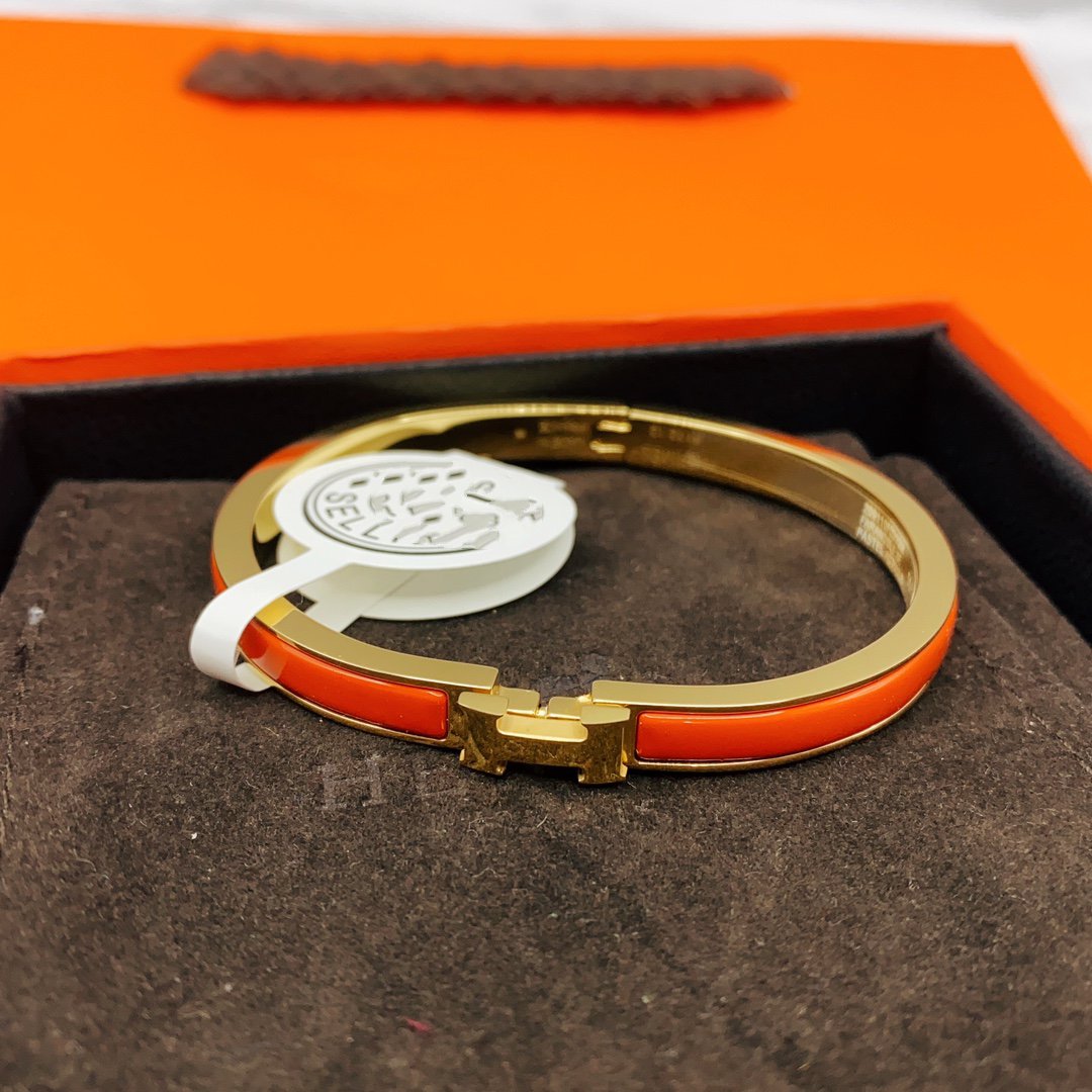 [Echo ]CLASSIC HM CLIC RED 8MM ENAMEL BRACELET