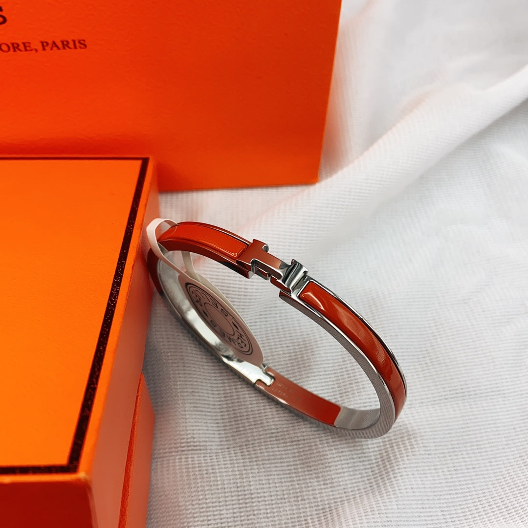[Echo ]CLASSIC HM CLIC RED 8MM ENAMEL BRACELET