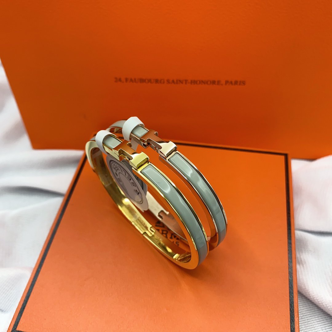 [Echo ]CLASSIC HM CLIC GREEN 8MM ENAMEL BRACELET