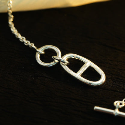 [Echo ]HM CHAINE D'ANCRE PENDANT NECKLACE STERLING SILVER