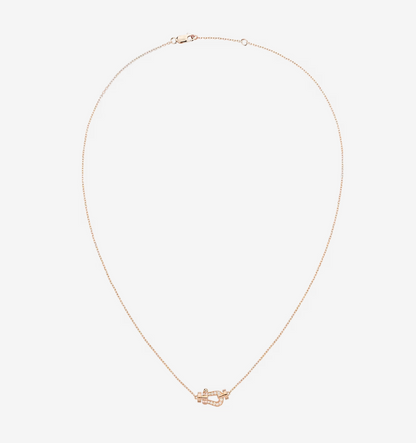 [Echo ]FORCE 10 DIAMOND PINK GOLD NECKLACE MINI MODEL