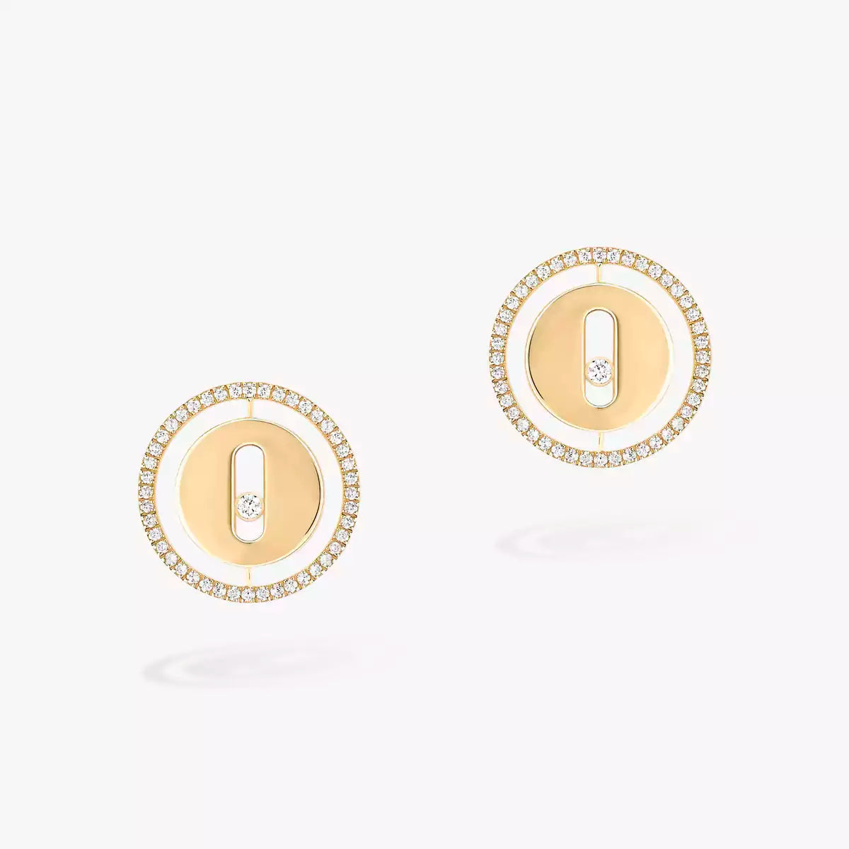 [ECHO]Lucky Move Diamond Earrings