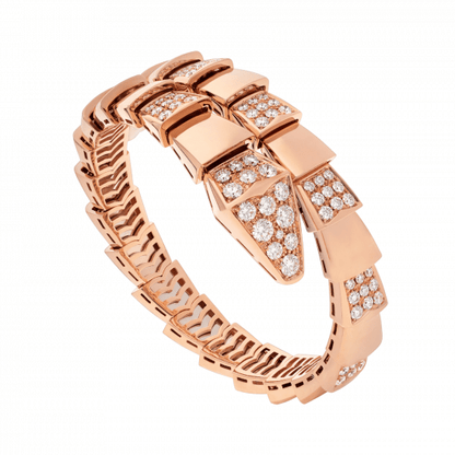 [Echo ]SERPENTI WIDE BRACELET PINK GOLD DIAMOND