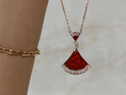 [Echo ]DREAM NECKLACE CARNELIAN DIAMOND