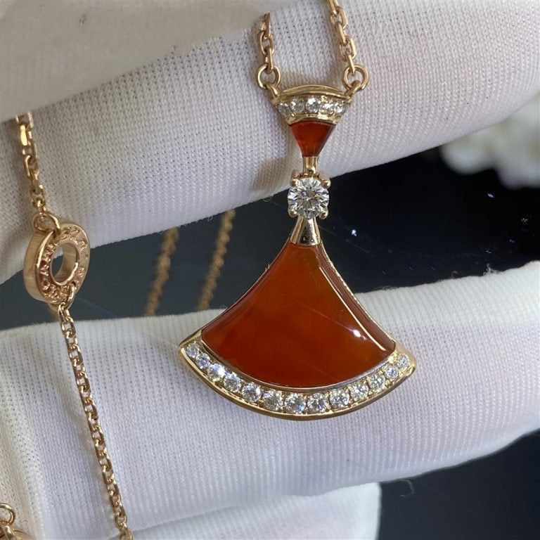 [Echo ]DREAM NECKLACE CARNELIAN DIAMOND