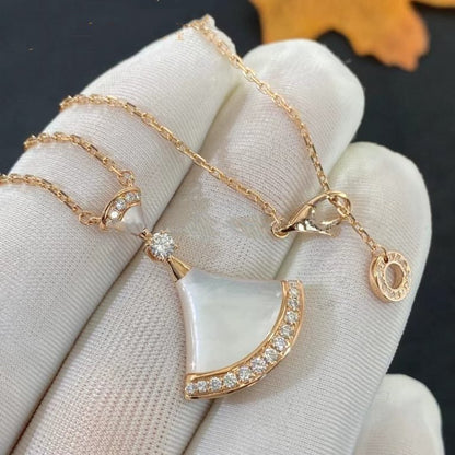 [Echo ]DREAM NECKLACE MOP PINK GOLD DIAMOND
