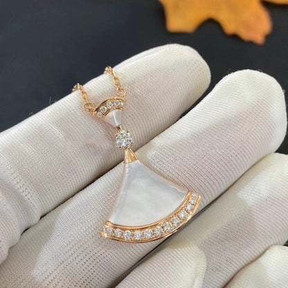 [Echo ]DREAM NECKLACE MOP PINK GOLD DIAMOND