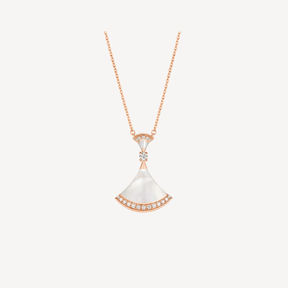 [Echo ]DREAM NECKLACE MOP PINK GOLD DIAMOND