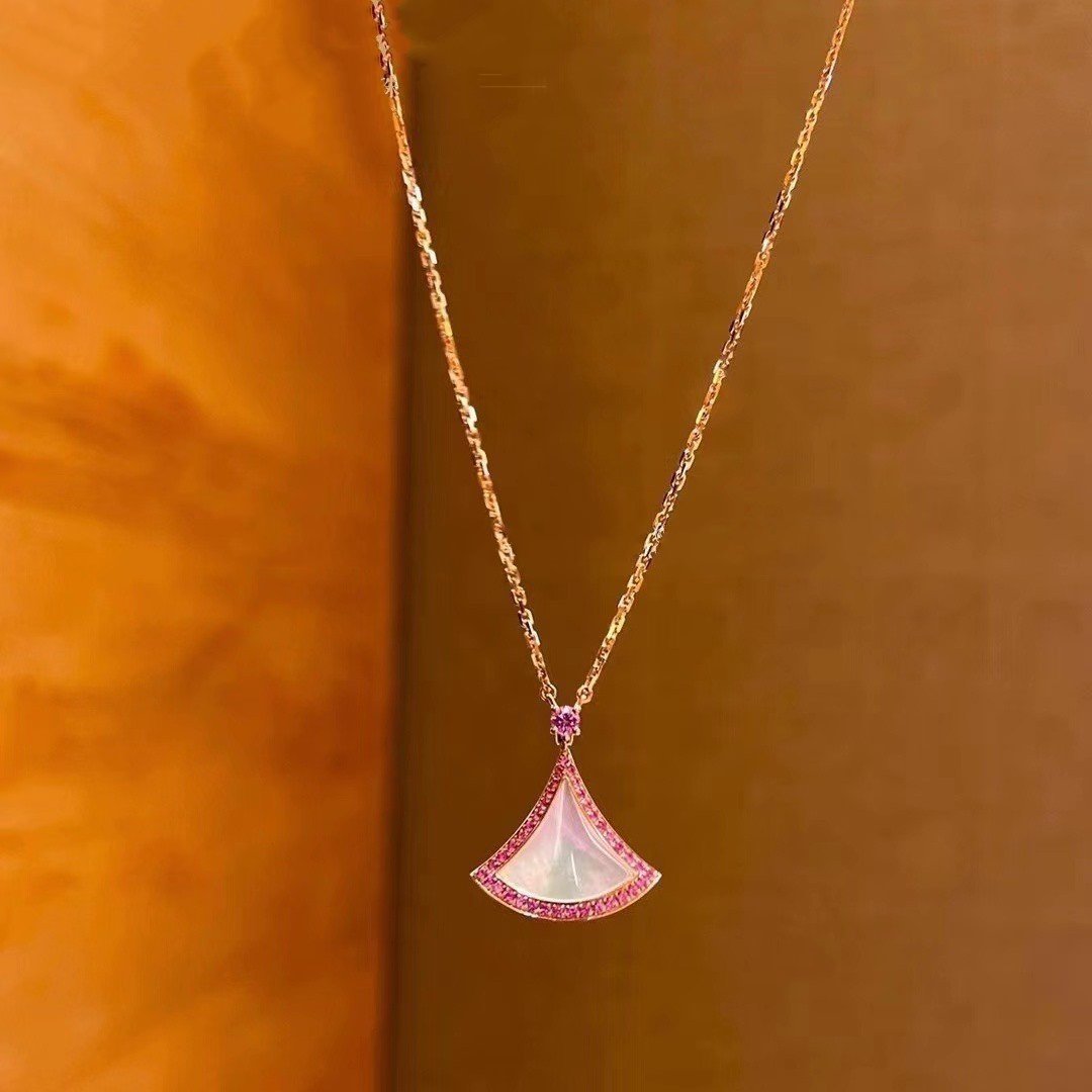 [Echo ]DREAM NECKLACE MOP DIAMOND PINK