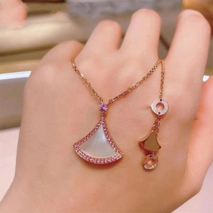 [Echo ]DREAM NECKLACE MOP DIAMOND PINK