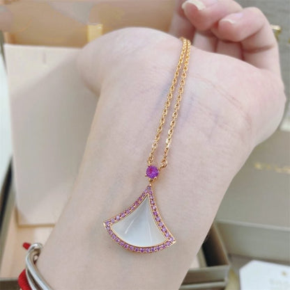 [Echo ]DREAM NECKLACE MOP DIAMOND PINK