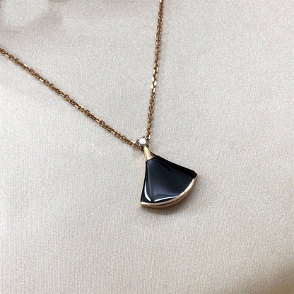 [Echo ]DREAM NECKLACE ONYX 1 DIAMOND