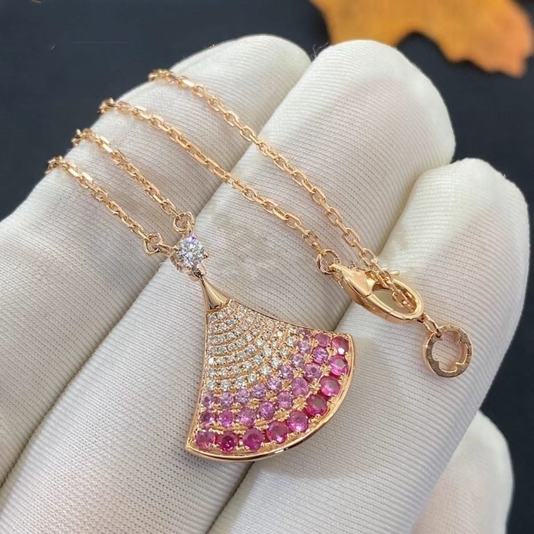 [Echo ]DREAM NECKLACE PINK GOLD PINK DIAMOND