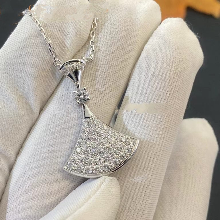 [Echo ]DREAM NECKLACE SILVER FULL DIAMOND