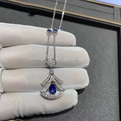 [Echo ]DREAM NECKLACE AGATE DIAMOND SILVER