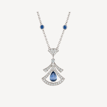 [Echo ]DREAM NECKLACE AGATE DIAMOND SILVER