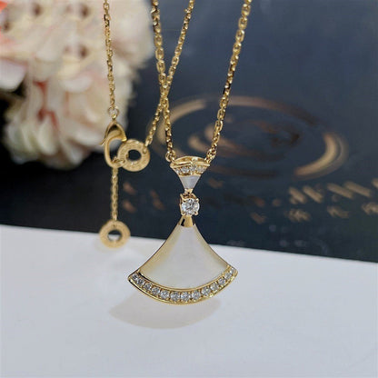 [Echo ]DREAM NECKLACE MOP GOLD DIAMOND