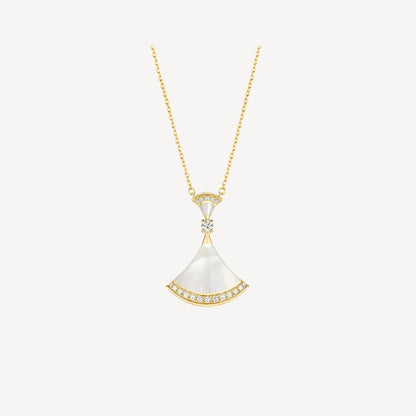 [Echo ]DREAM NECKLACE MOP GOLD DIAMOND