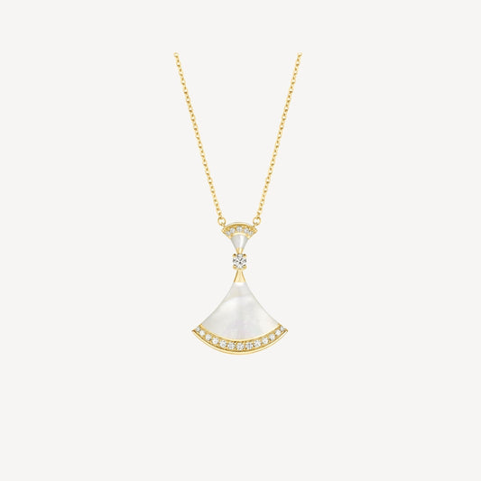 [Echo ]DREAM NECKLACE MOP GOLD DIAMOND