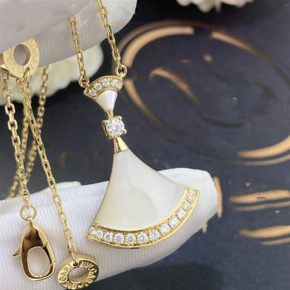 [Echo ]DREAM NECKLACE MOP GOLD DIAMOND