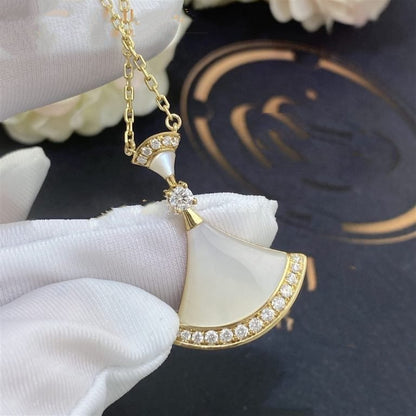 [Echo ]DREAM NECKLACE MOP GOLD DIAMOND