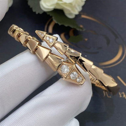 [Echo ]SERPENTI BRACELET DIAMONDS PINK GOLD