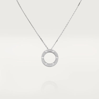 [Echo ]LOVE HALSKETTE VERSTELLBAR SILBER