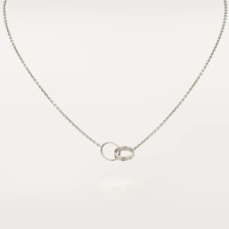 [Echo] LIEBESHALSKETTE ROSA GOLD UND SILBER 