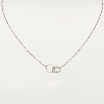 [Echo] LIEBESHALSKETTE ROSA GOLD UND SILBER 