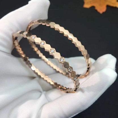 [Echo ]BEE LOVE PINK GOLD DIAMOND BRACELET