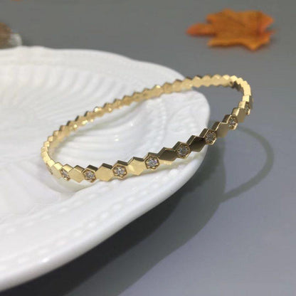 [Echo ]BEE LOVE GOLD DIAMOND BRACELET