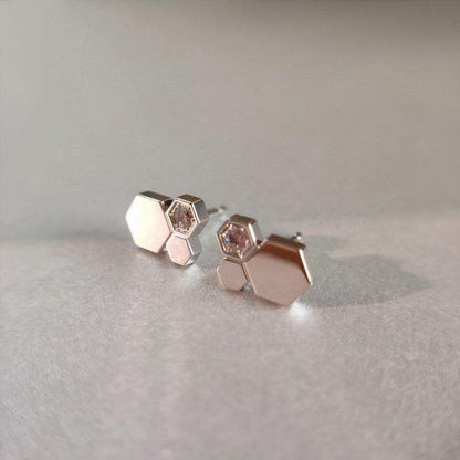 [Echo ]BEE LOVE SILVER DIAMOND EARRINGS