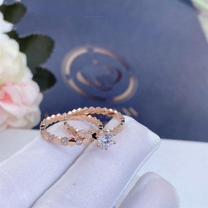 [Echo ]BEE LOVE RING PINK GOLD 1 DIAMOND