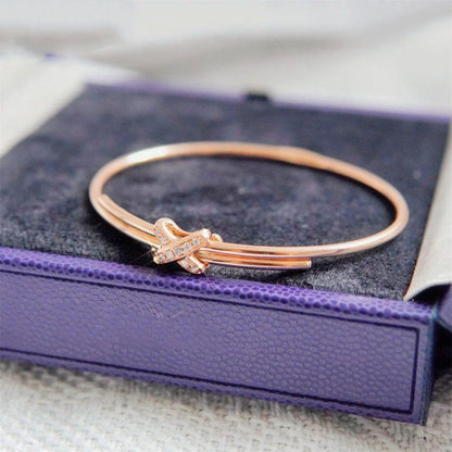 [Echo]JEUX DE ARMBAND ROSA GOLD DIAMANTEN