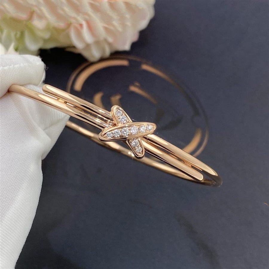 [Echo]JEUX DE ARMBAND ROSA GOLD DIAMANTEN