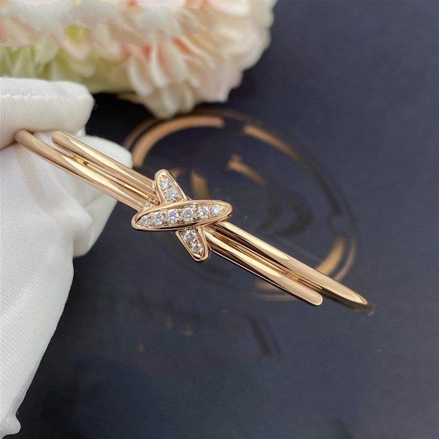 [Echo]JEUX DE ARMBAND ROSA GOLD DIAMANTEN
