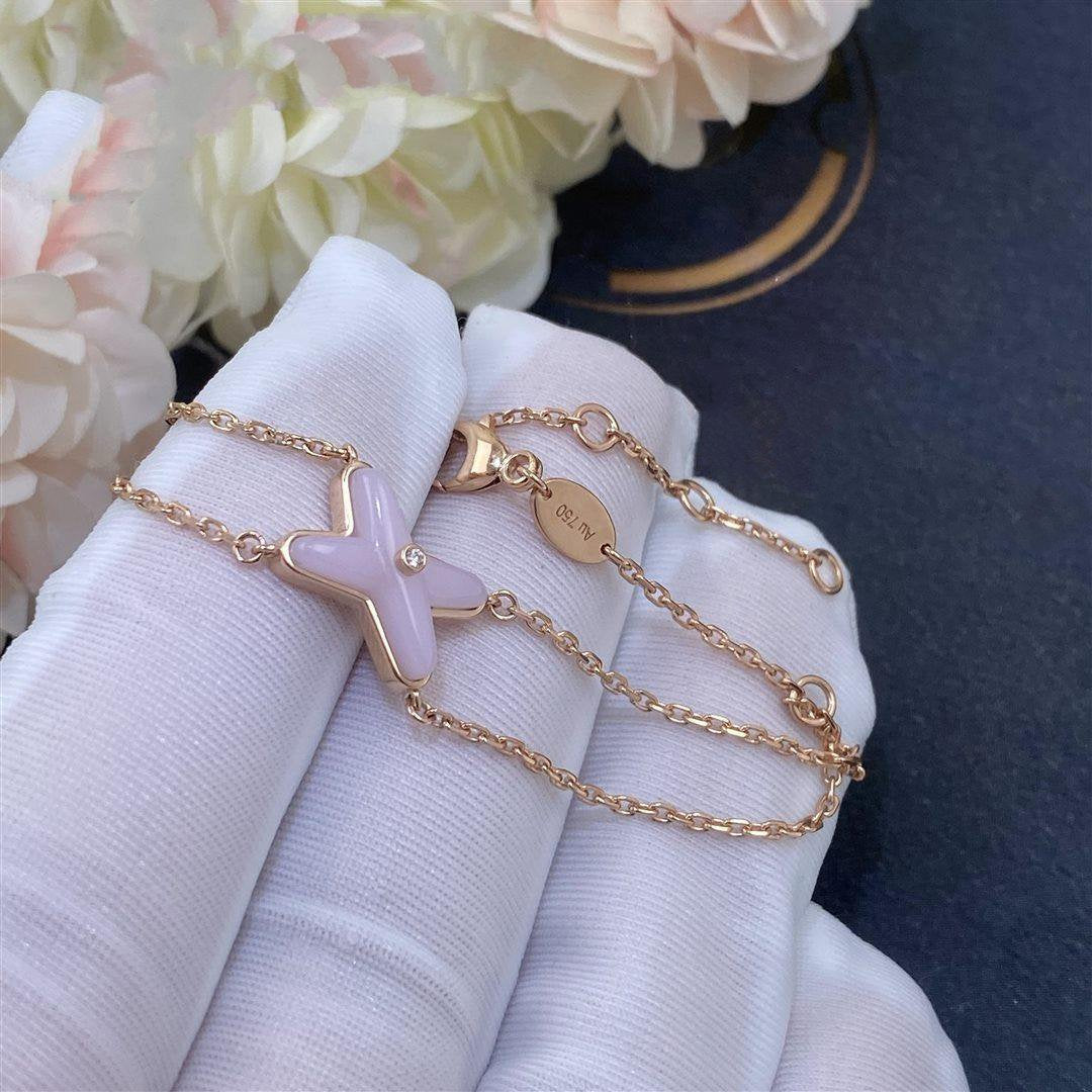 [Echo ]JEUX BRACELET PINK MOP PINK GOLD 1 DIAMOND