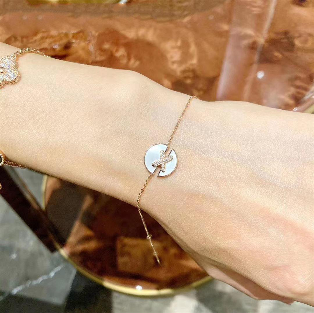 [Echo]JEUX DE BRACELET MOP ROSA GOLD DIAMANTEN